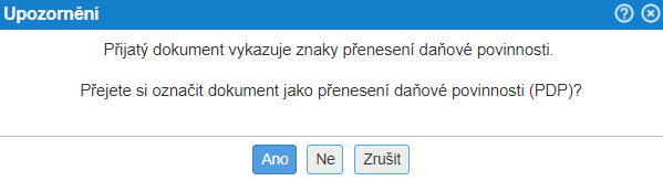 FAP-oznacit jako PDP